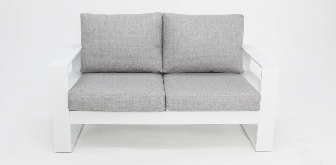 Hayman 2 Seater Lounge - White - Image 6