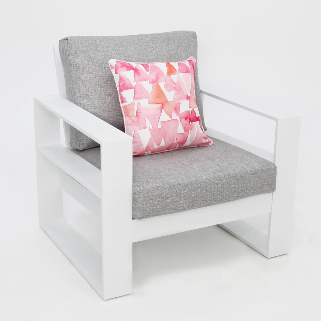 Hayman Armchair - White - Image 3