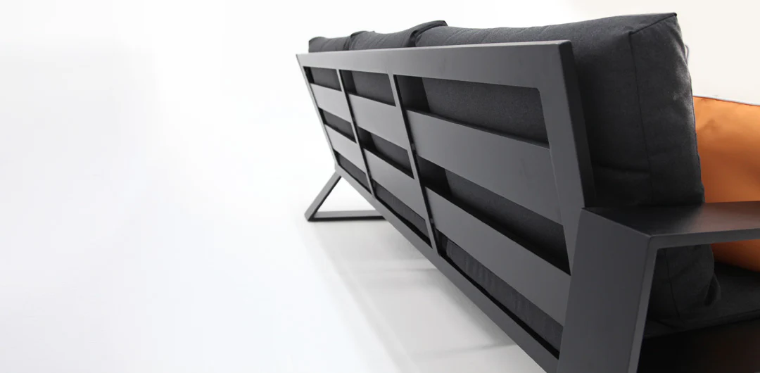 Hayman Corner Lounge Setting with Footstools - Black - Image 10