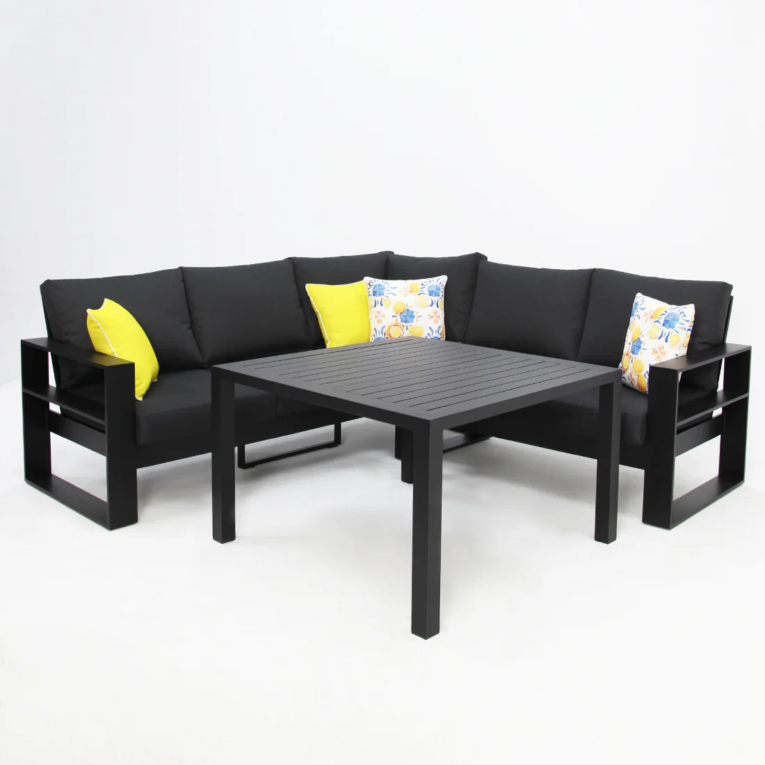 Hayman Corner Lounge Setting - Black - Image 3