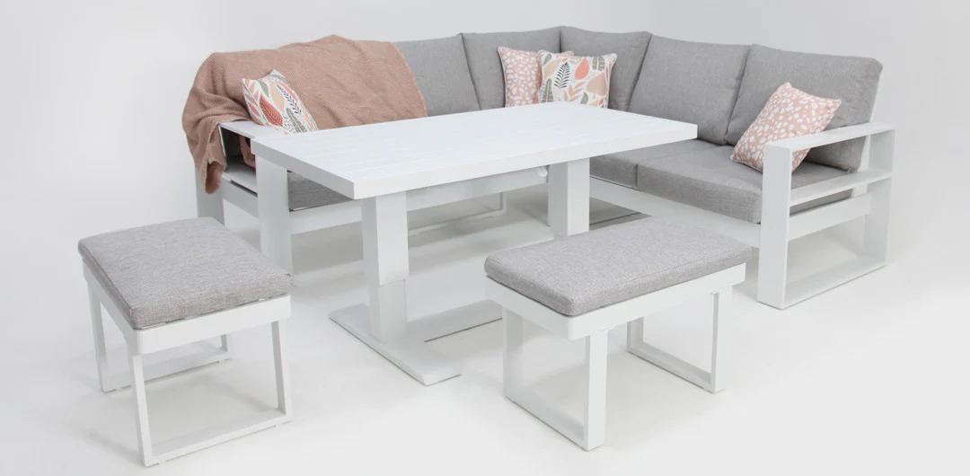 Hayman Holste Corner Lounge Setting - White - Image 3