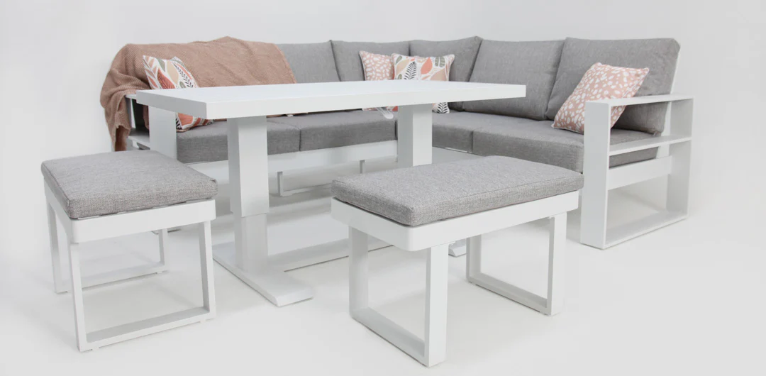 Hayman Holste Corner Lounge Setting - White - Image 5