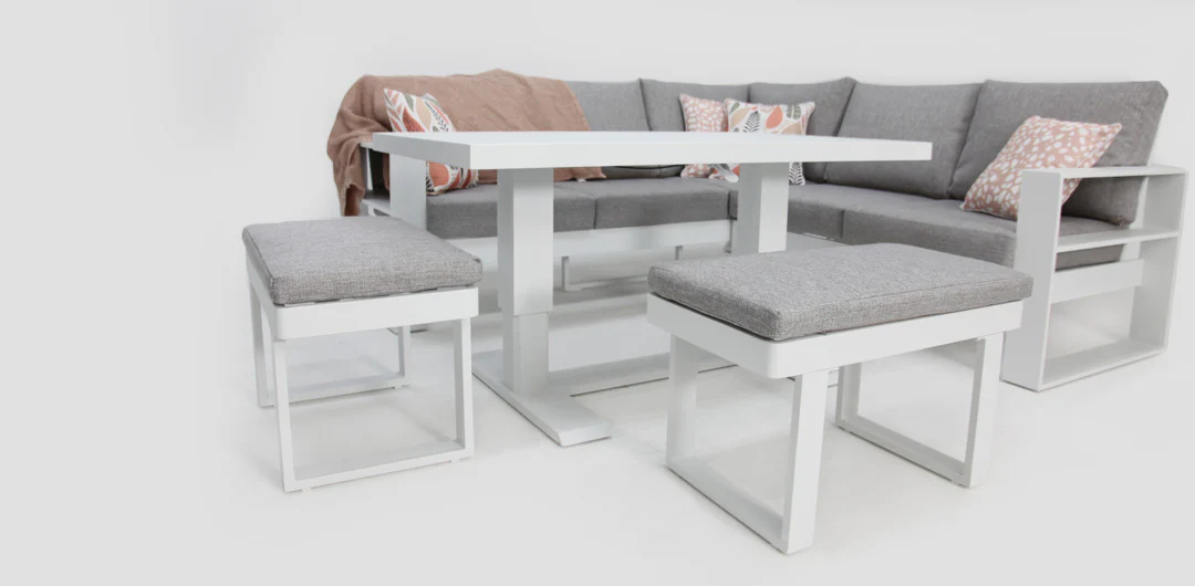 Hayman Holste Corner Lounge Setting - White - Image 6