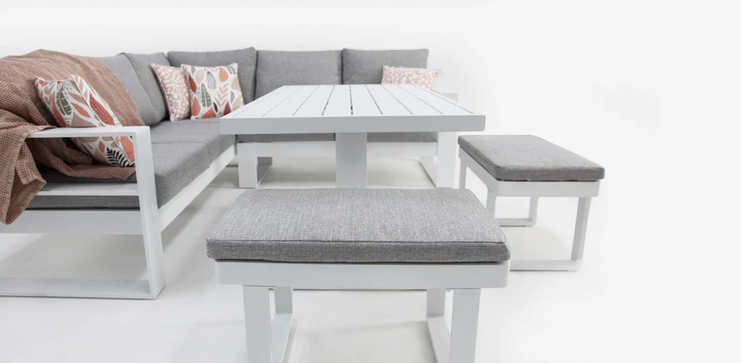 Hayman Holste Corner Lounge Setting - White - Image 9