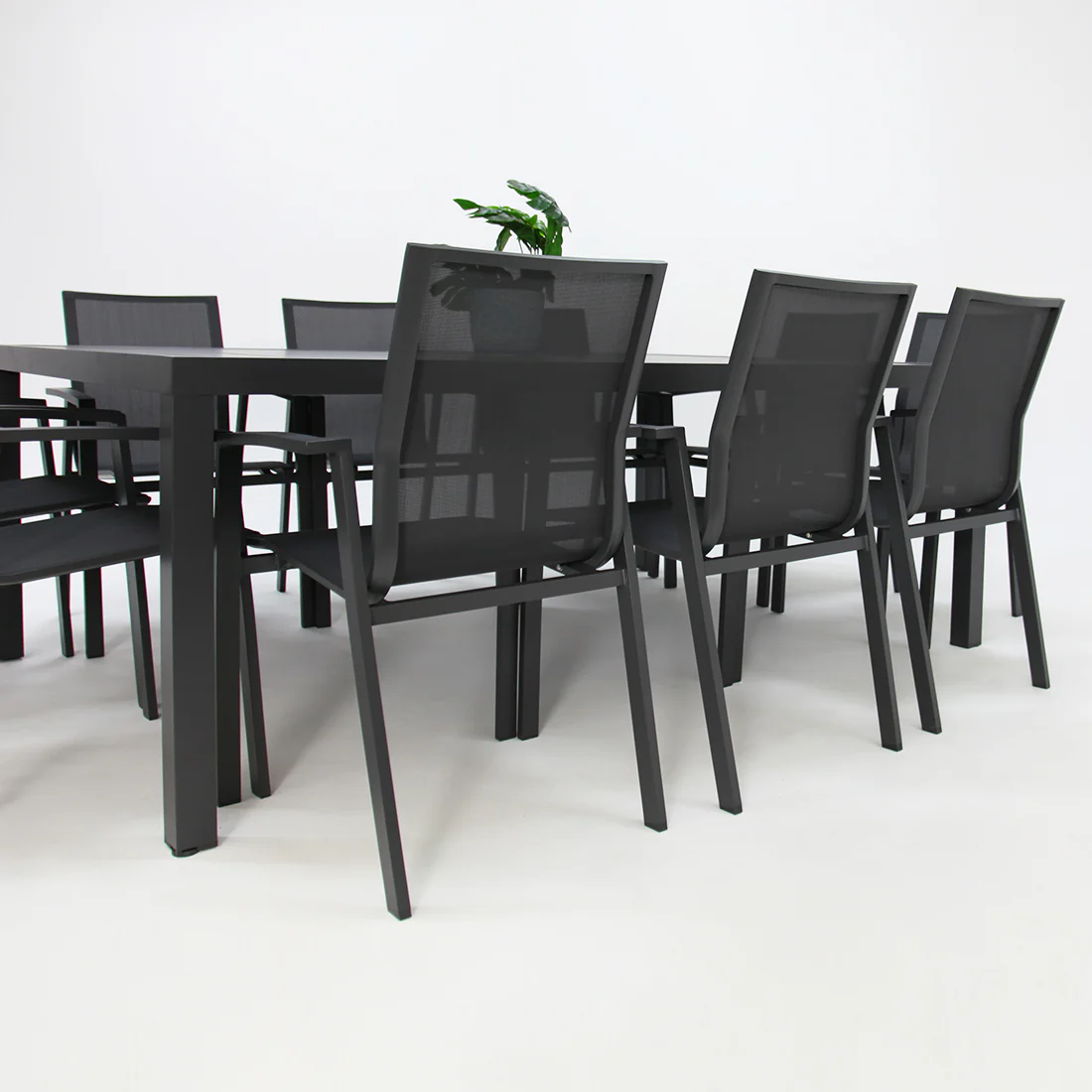Queensville 11pc Deluxe Dining Setting - Gunmetal - Image 5
