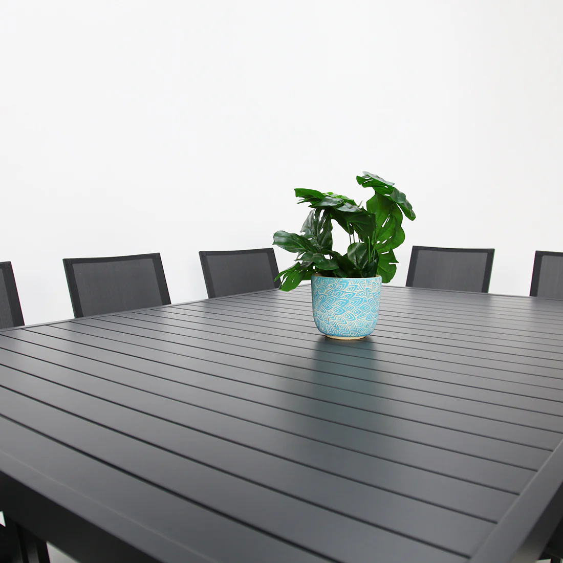 Queensville 11pc Deluxe Dining Setting - Gunmetal - Image 9