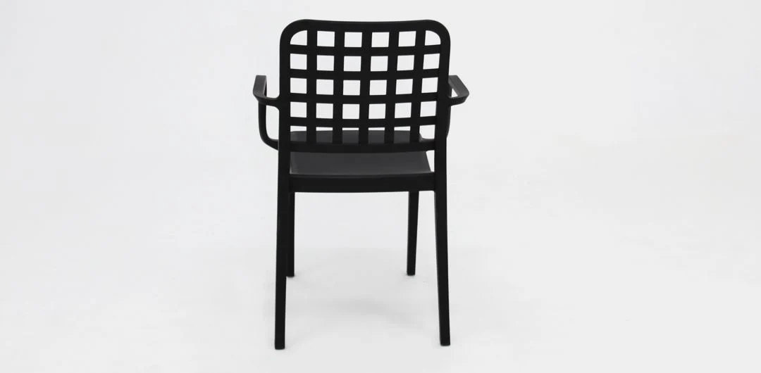 Ravenne Frankie 9pc Dining Setting with 2 x Armchairs - Black - Image 12