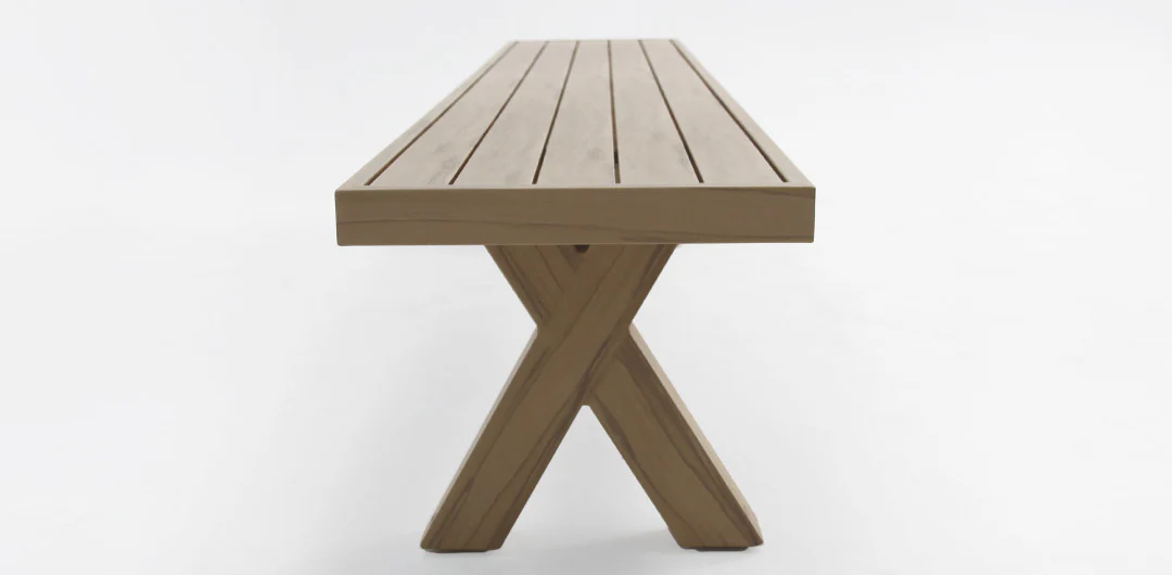 Ravenne 220cm Bench - Natural - Image 6