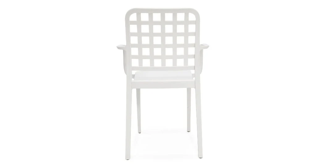 Ravenne Frankie 9pc Armchair Dining Set - White - Image 9