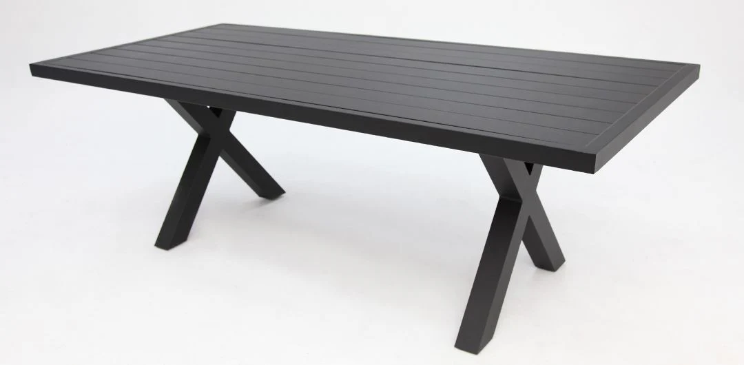 Ravenne Frankie 9pc Armless Dining Set - Black - Image 7