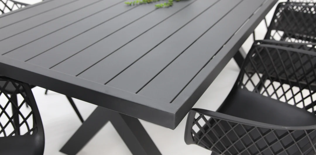 Ravenne Java 9pc Dining Setting - Black - Image 5