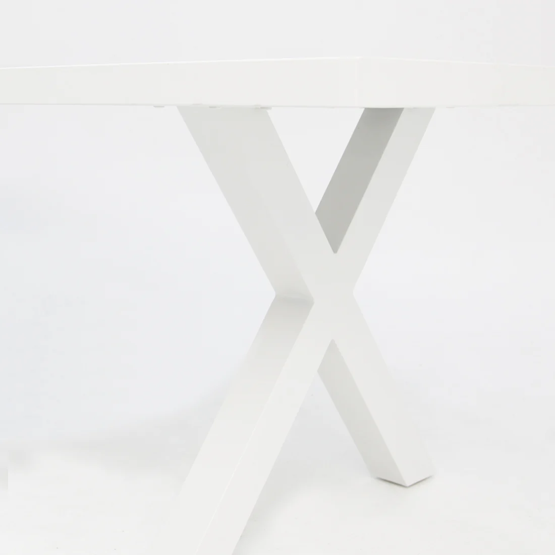 Ravenne Frankie 9pc Dining Setting with 2 x Armchairs - White - Image 3