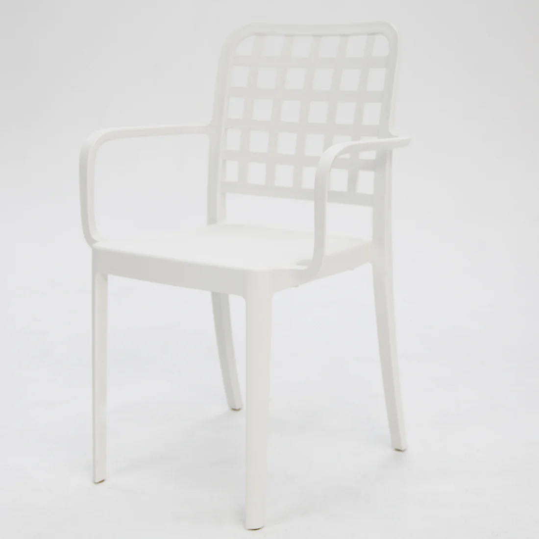 Ravenne Frankie 9pc Dining Setting with 2 x Armchairs - White - Image 4