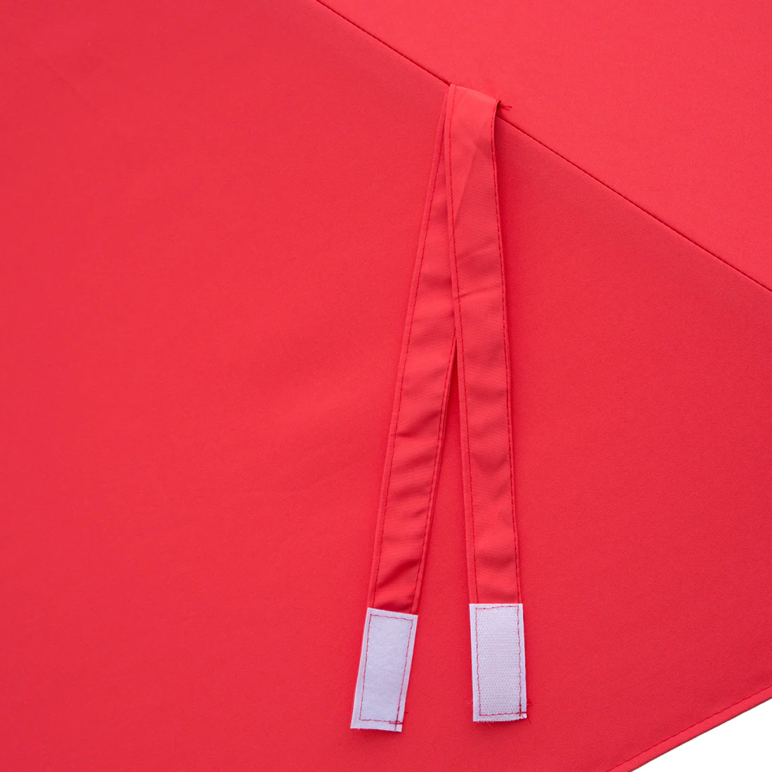 Billy Fresh 3m Bamboo Umbrella - Solid Red - Image 3