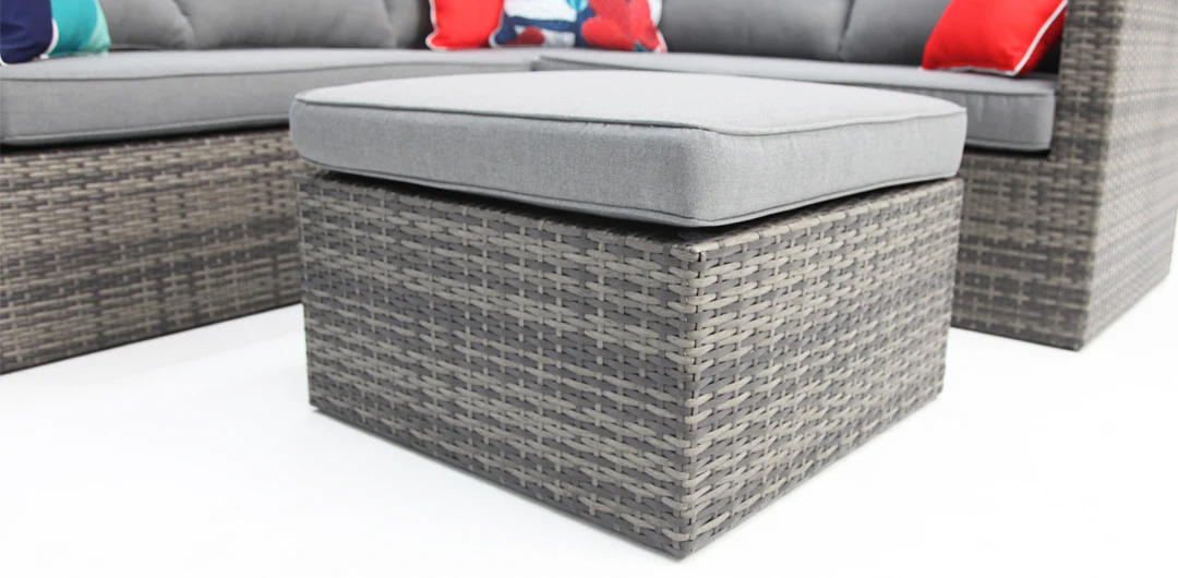 Remi Corner Sofa Set - Grey - Image 8