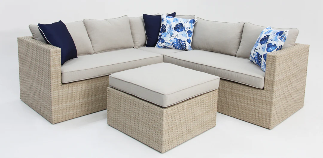 Remi Corner Sofa Set - White - Image 12