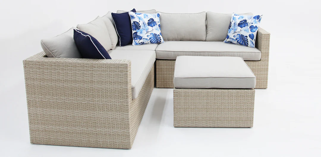 Remi Corner Sofa Set - White - Image 13