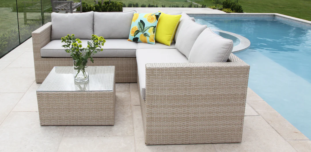 Remi Corner Sofa Set - White - Image 4