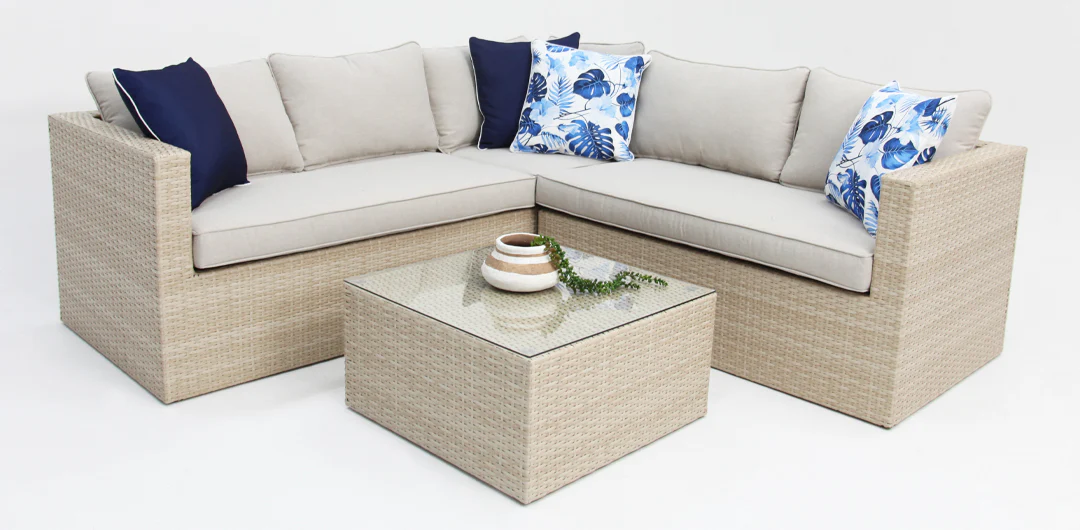 Remi Corner Sofa Set - White - Image 7