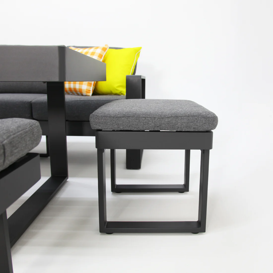 Sallsey Corner Lounge Setting - Storm - Image 9