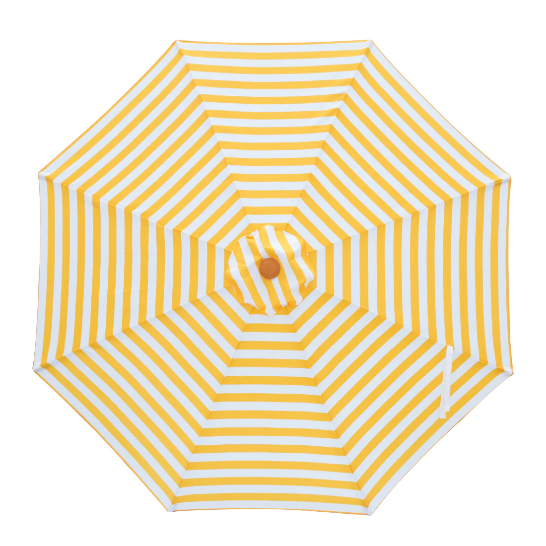 Billy Fresh 3m Timber-Look Aluminium San Remo Umbrella - Yellow - Image 2