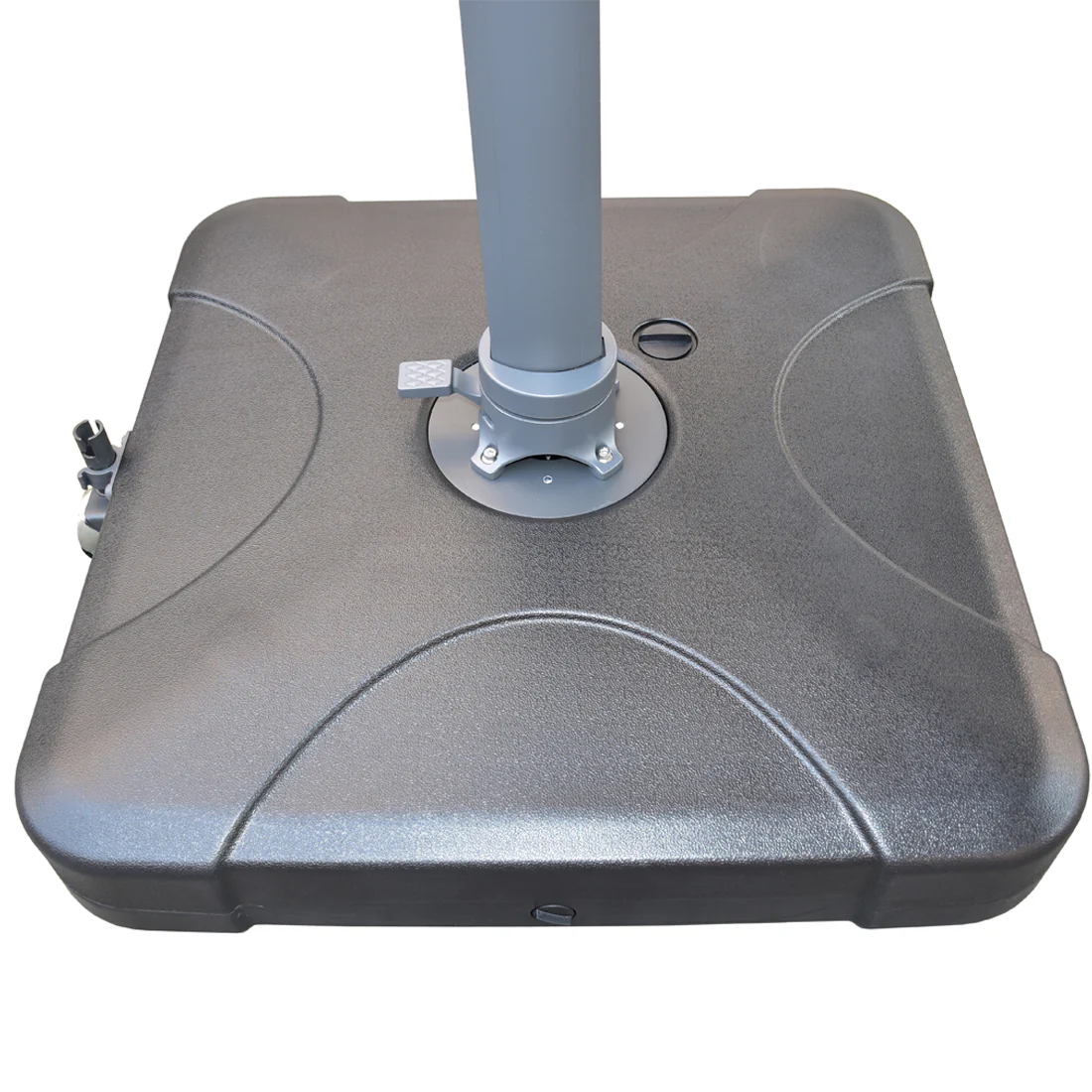 Santa Fe 3x4m Cantilever Umbrella with Water Base - Dark Grey - Image 8