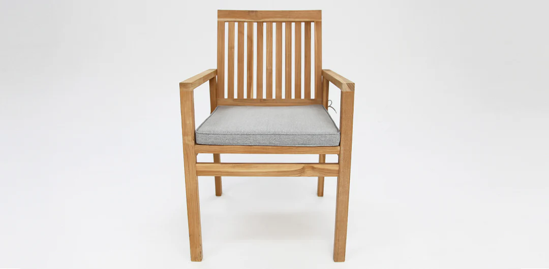 Solus Teak Dining Chair with Cushion - Image 3