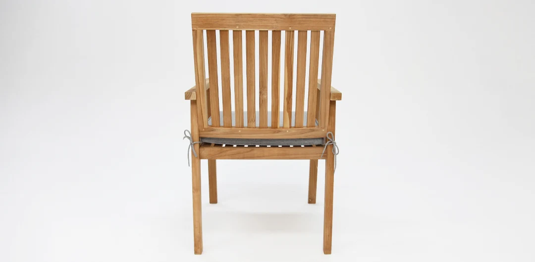 Solus Teak Dining Chair with Cushion - Image 4