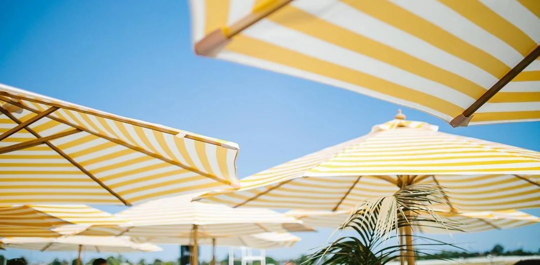 Billy Fresh 3m Bamboo Sunny Marbella Umbrella - Yellow - Image 11