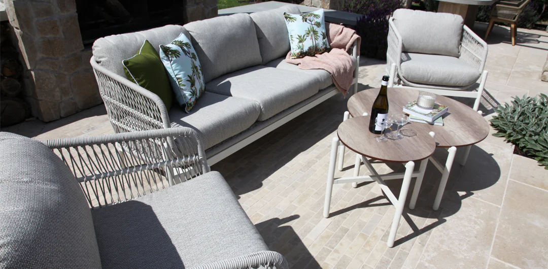 Tallulah 5pc Lounge Setting - Cream - Image 10