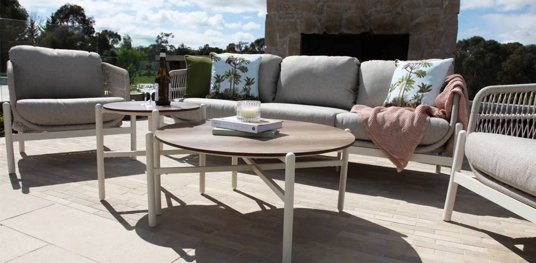 Tallulah 5pc Lounge Setting - Cream - Image 11