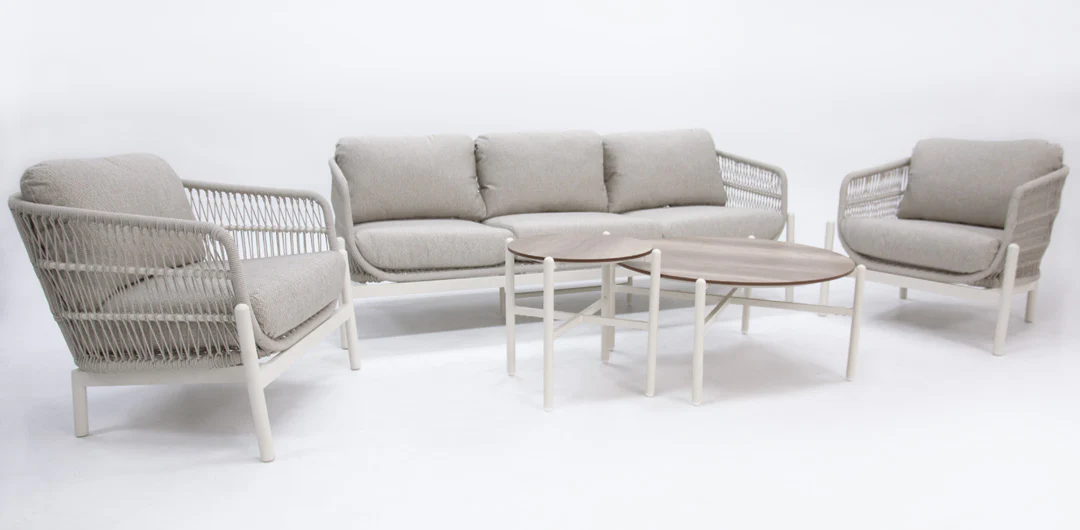 Tallulah 5pc Lounge Setting - Cream - Image 19