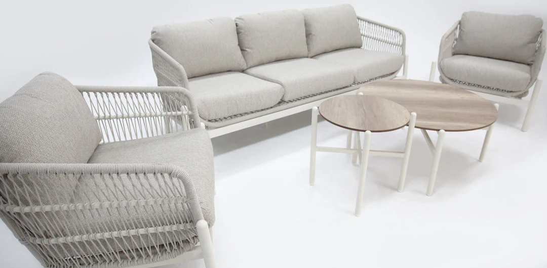 Tallulah 5pc Lounge Setting - Cream - Image 21