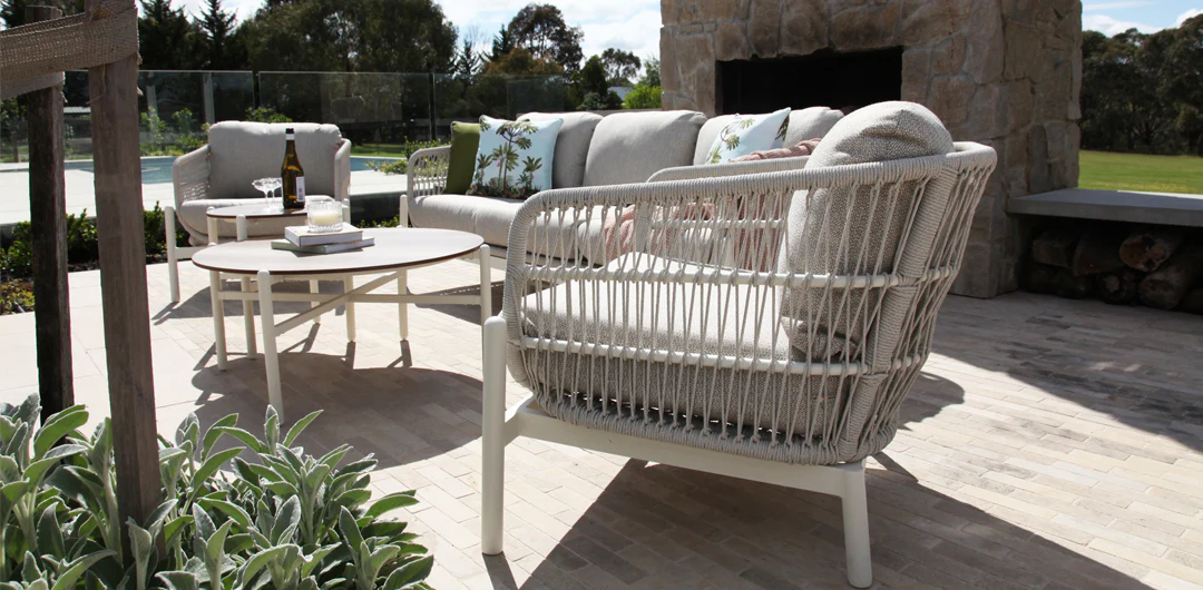 Tallulah 5pc Lounge Setting - Cream - Image 4