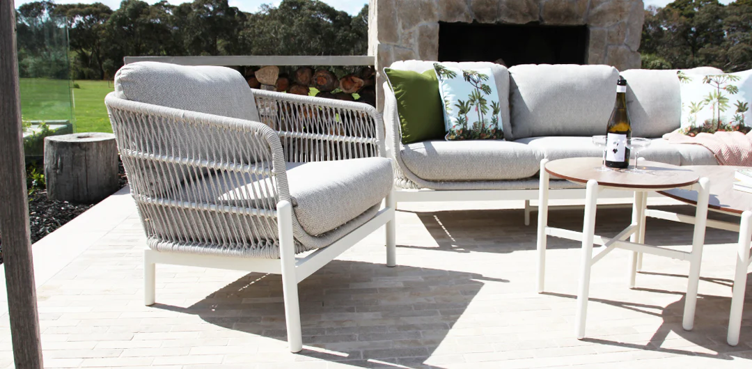 Tallulah 5pc Lounge Setting - Cream - Image 7