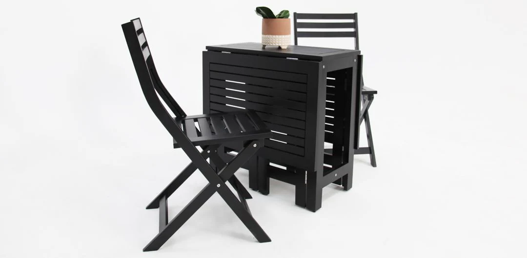 Tea 3pc Balcony Setting - Black - Image 10