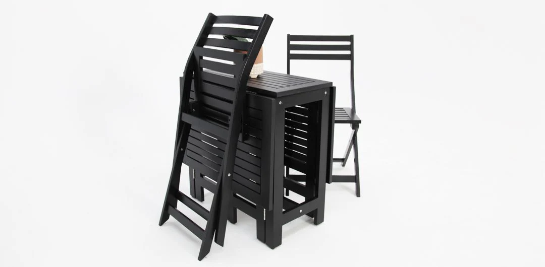 Tea 3pc Balcony Setting - Black - Image 11