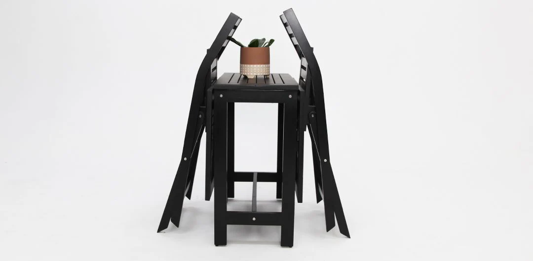 Tea 3pc Balcony Setting - Black - Image 12