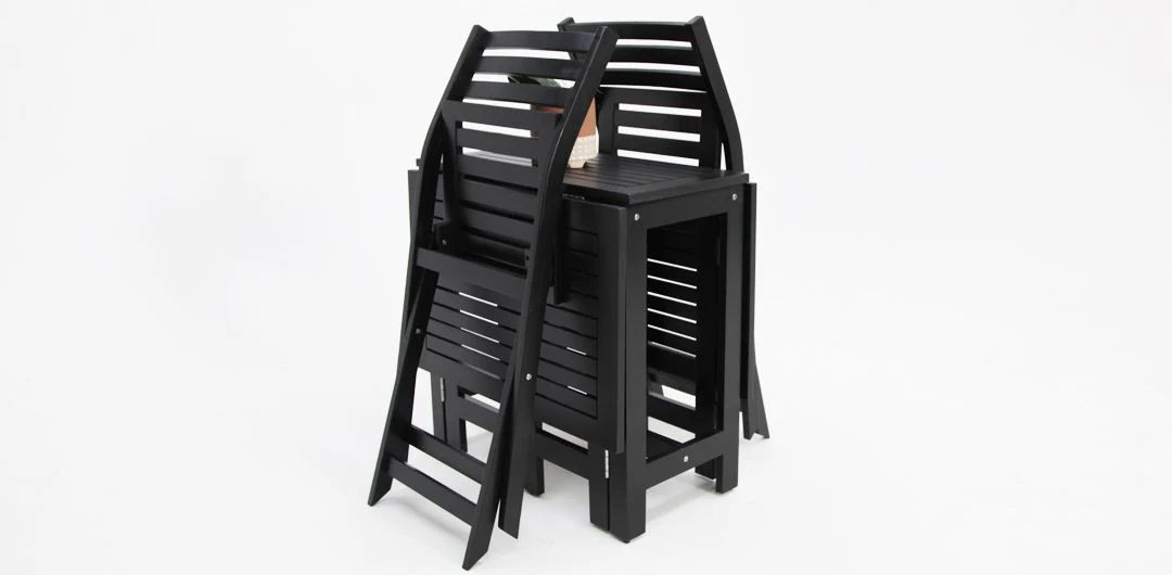 Tea 3pc Balcony Setting - Black - Image 13