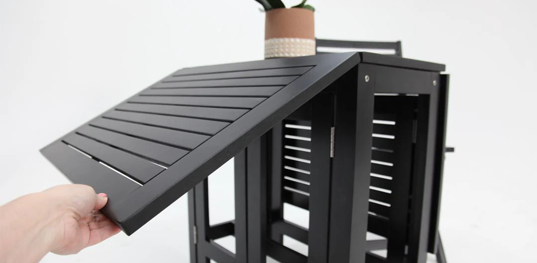 Tea 3pc Balcony Setting - Black - Image 7