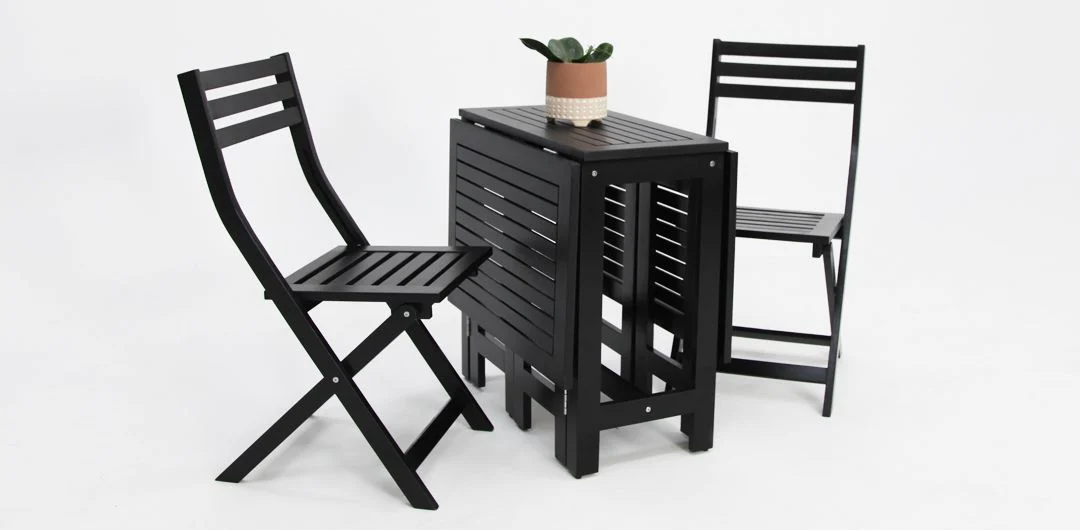 Tea 3pc Balcony Setting - Black - Image 9
