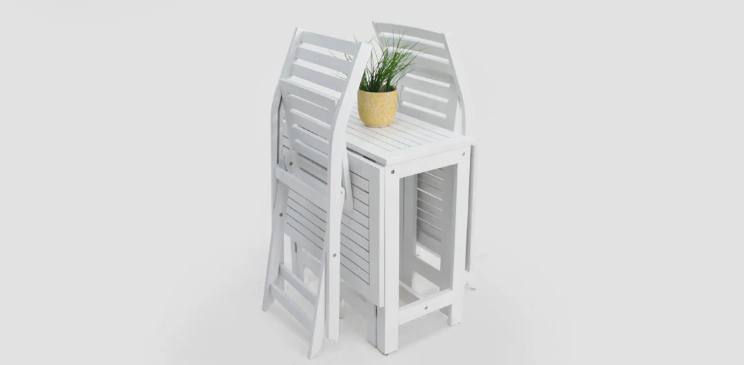 Tea 3pc Setting - White - Image 10