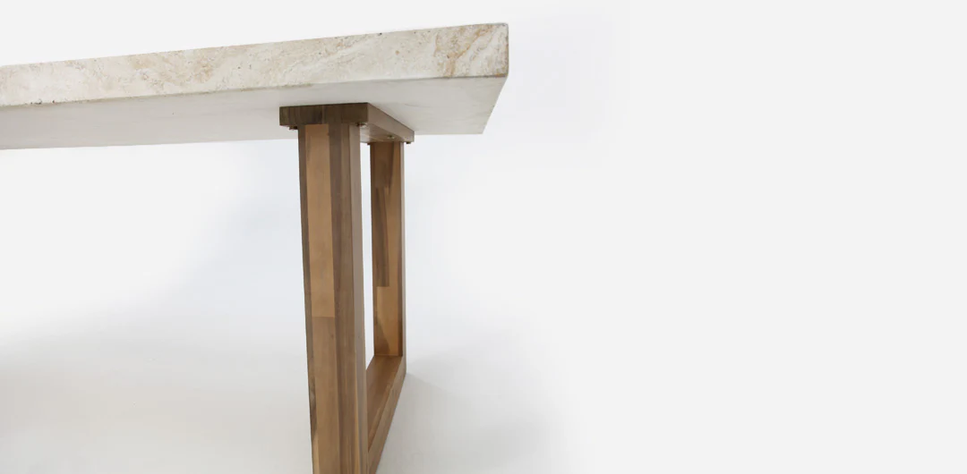 Veltis Albenga 9pc Travertine Dining Setting - Image 38