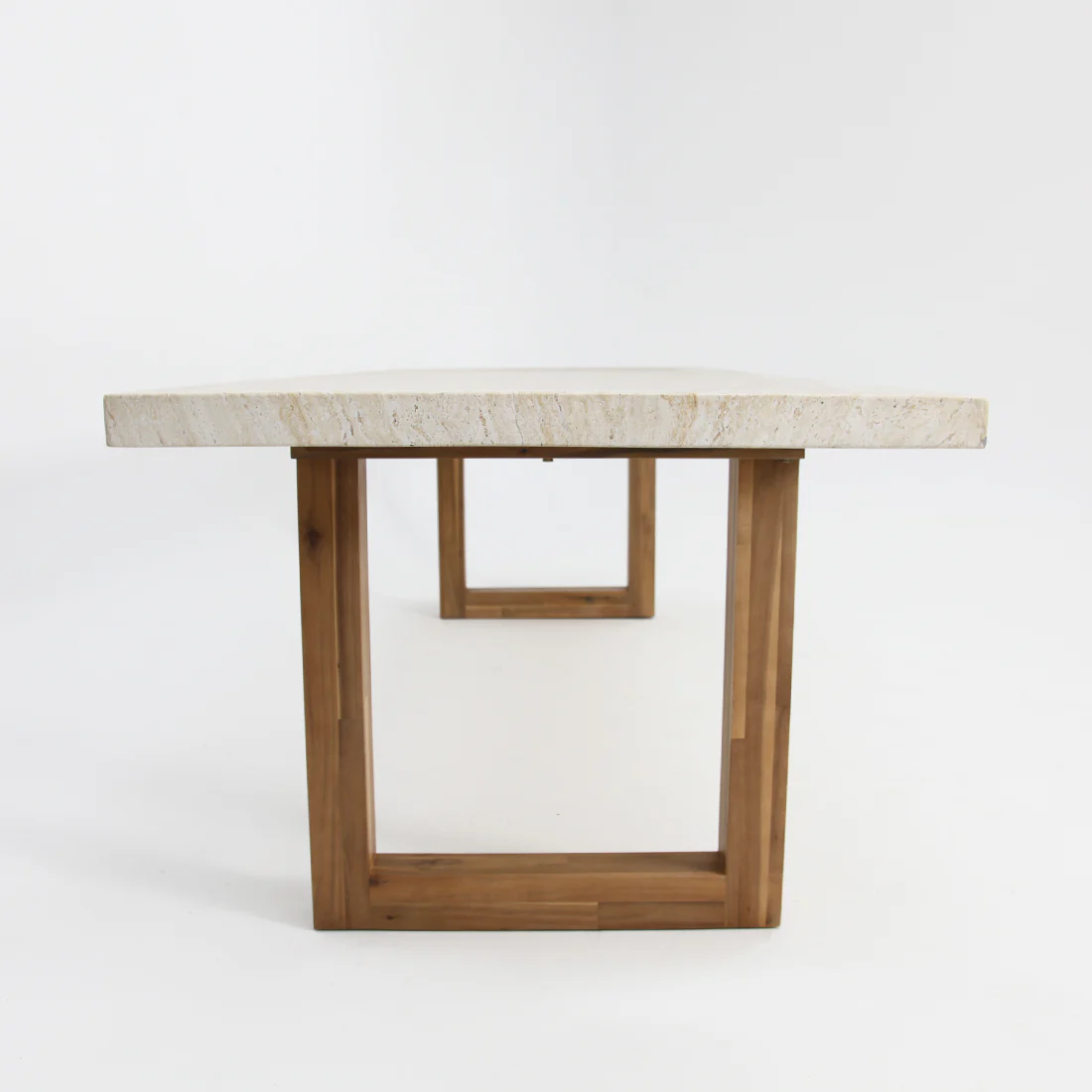 Veltis 250cm Travertine Dining Table - Image 3