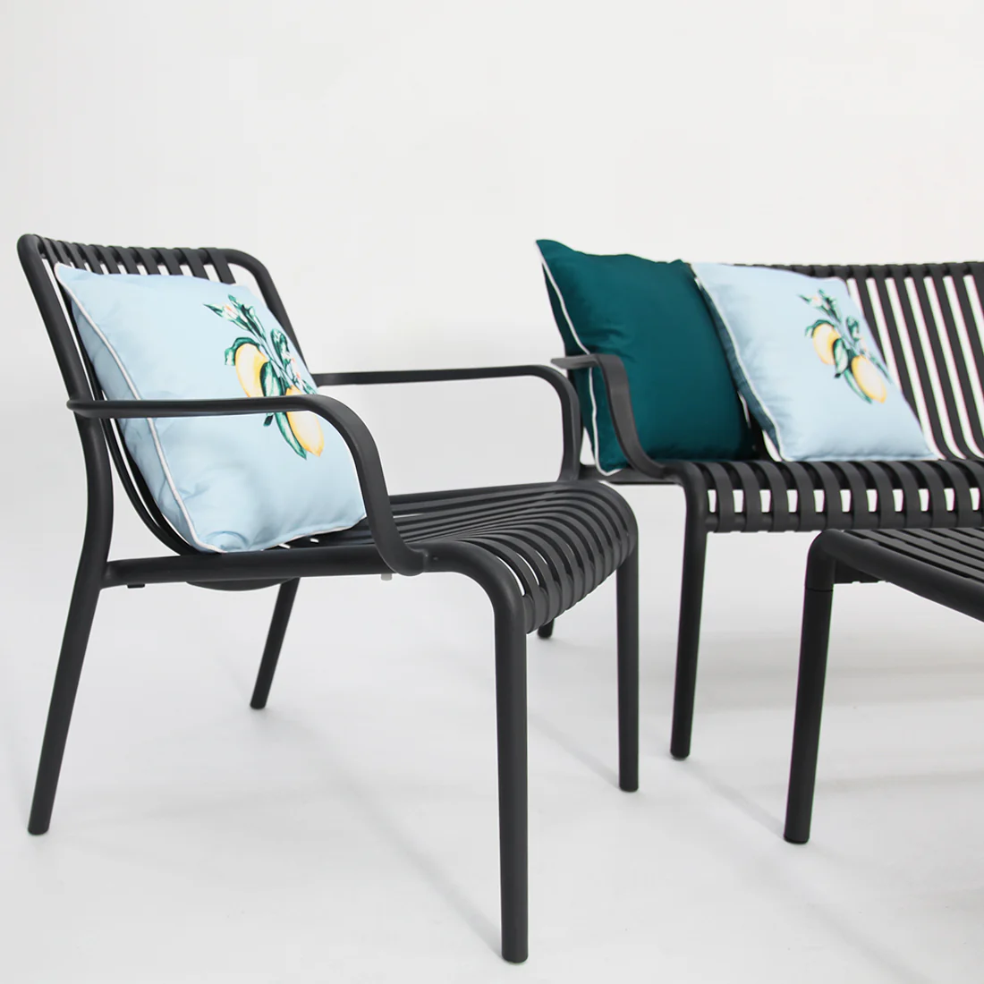 Voyage 4pc Balcony Setting - Gunmetal - Image 6