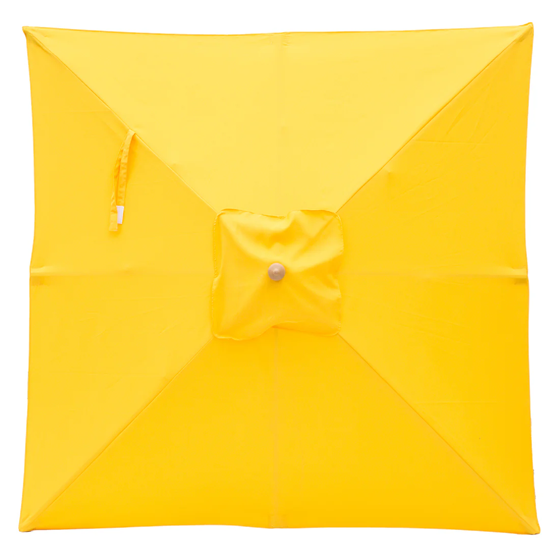 Billy Fresh 2m Bamboo Umbrella - Solid Yellow - Image 2